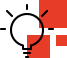 Red and white logo featuring a light bulb, representing a web marketing company focused on inbound marketing strategies.